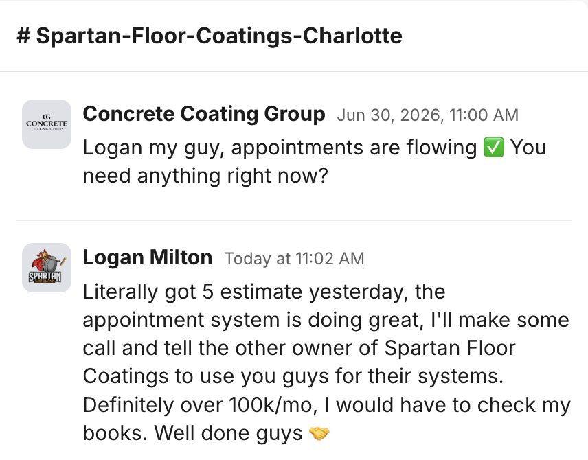 Message from Logan at Spartan